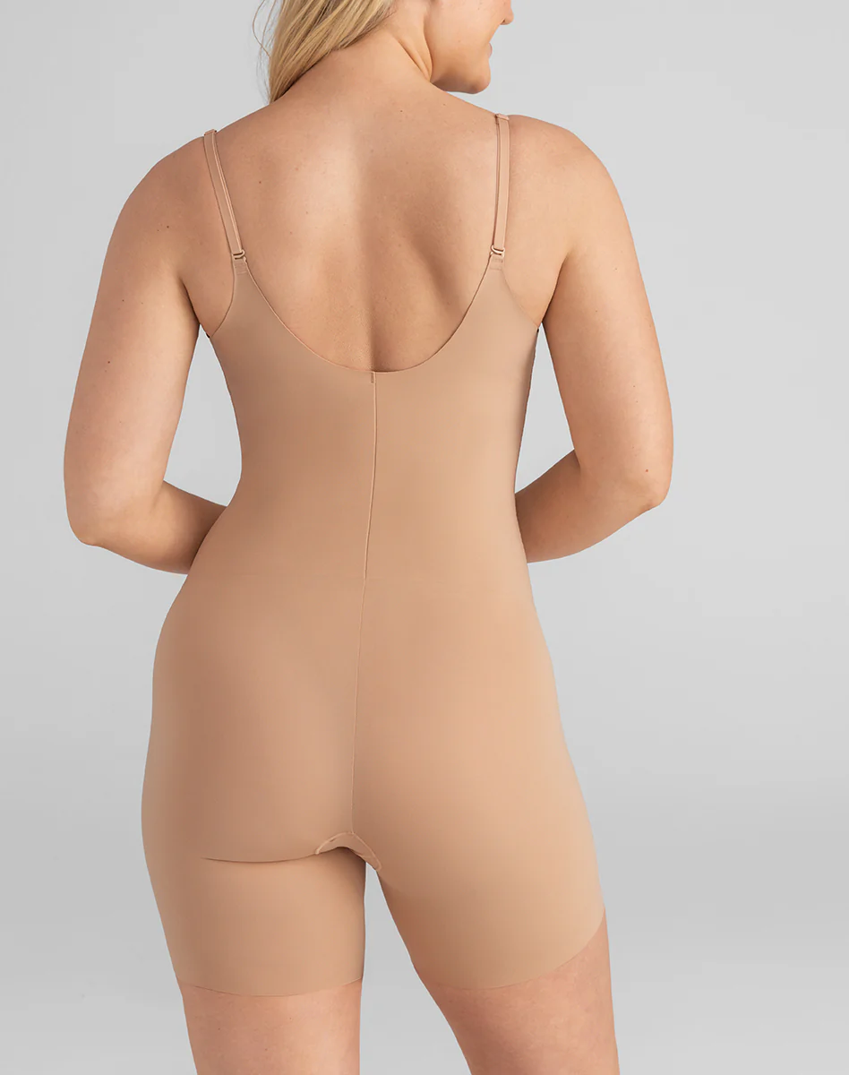 Open-Bust Mid-Thigh Bodysuit - Image 10