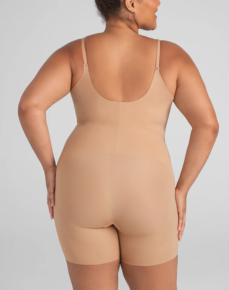 Open-Bust Mid-Thigh Bodysuit - Image 13