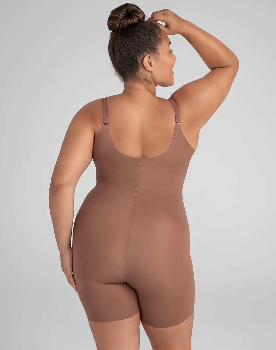 Open-Bust Mid-Thigh Bodysuit - Image 19