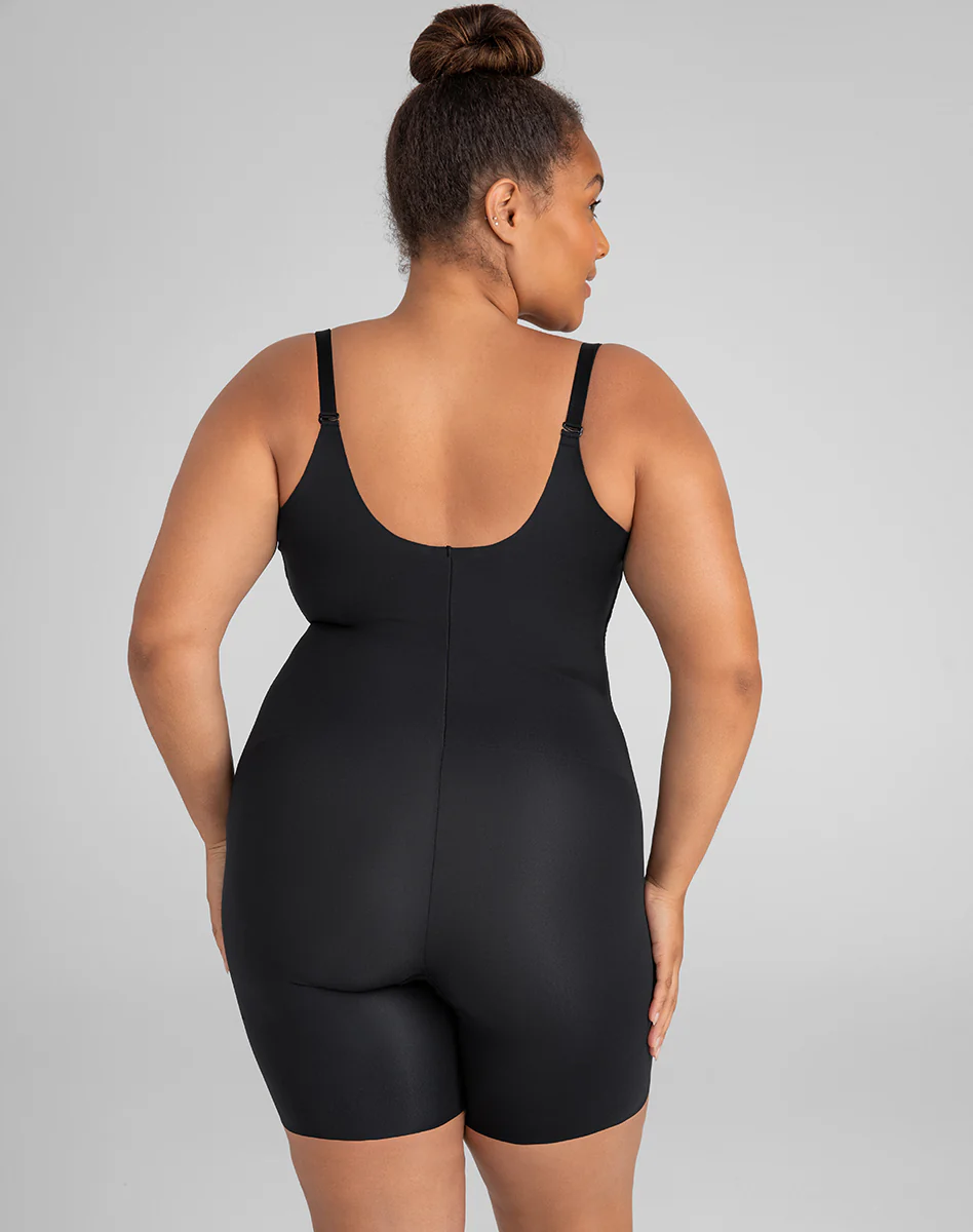 Open-Bust Mid-Thigh Bodysuit - Image 25