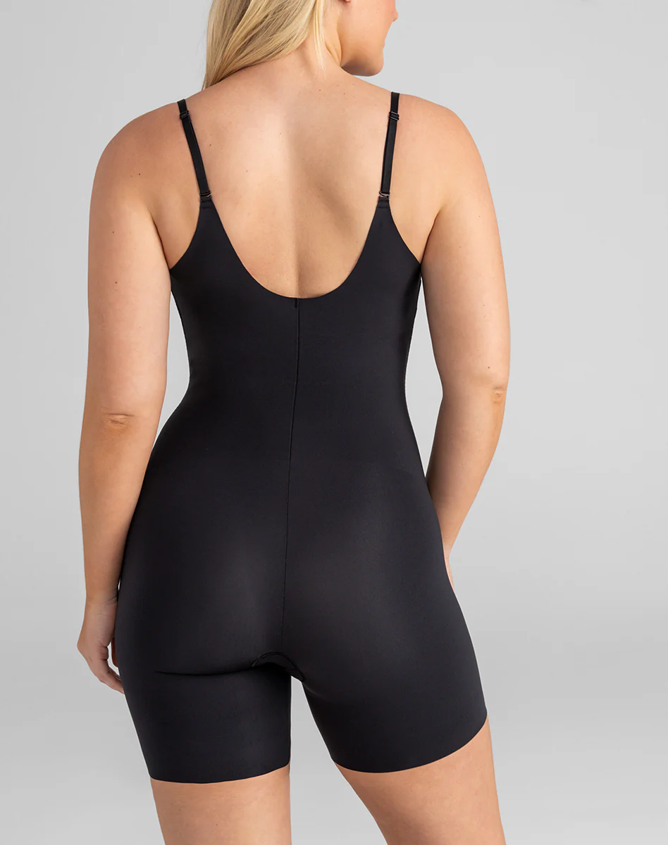 Open-Bust Mid-Thigh Bodysuit - Image 4