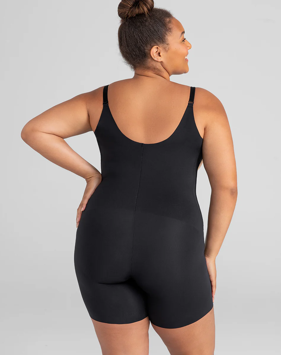 Open-Bust Mid-Thigh Bodysuit - Image 7